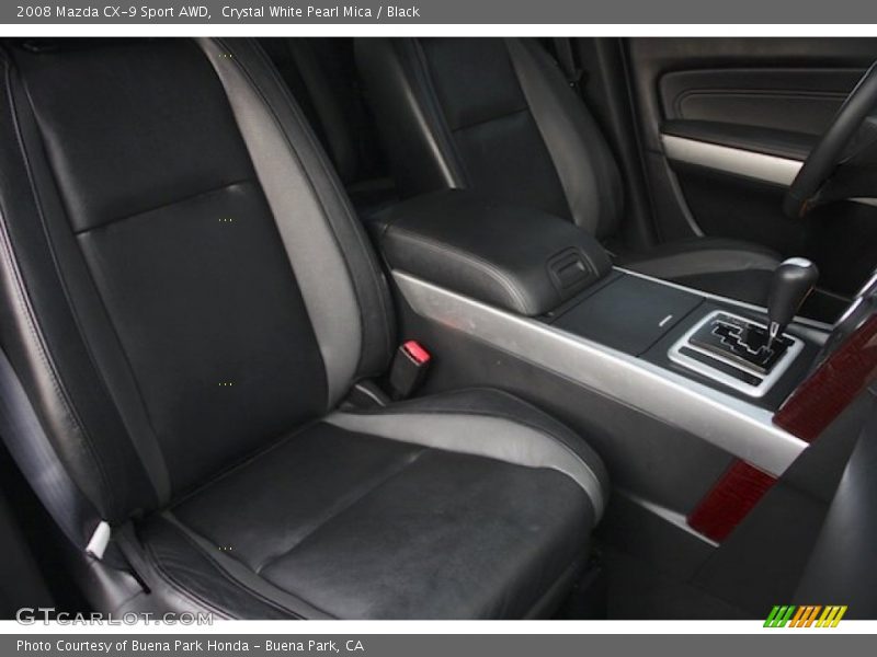 Crystal White Pearl Mica / Black 2008 Mazda CX-9 Sport AWD
