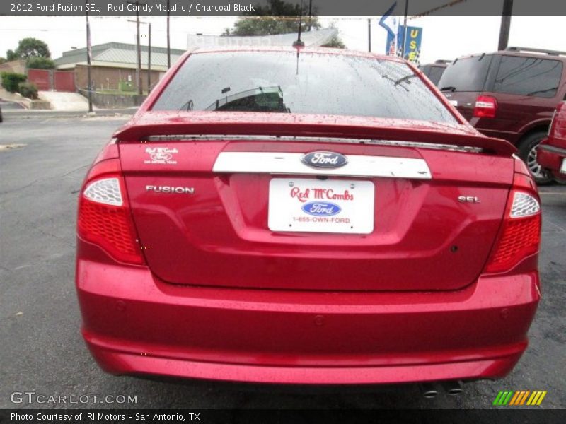 Red Candy Metallic / Charcoal Black 2012 Ford Fusion SEL