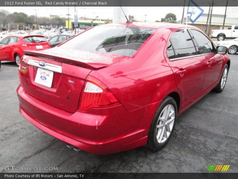 Red Candy Metallic / Charcoal Black 2012 Ford Fusion SEL