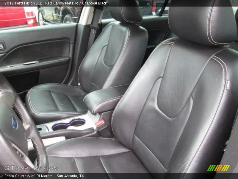 Red Candy Metallic / Charcoal Black 2012 Ford Fusion SEL