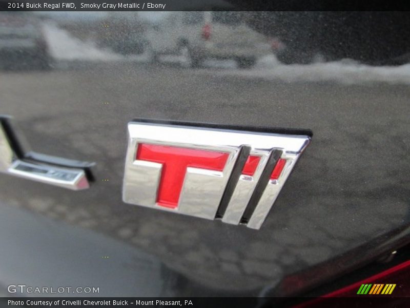Smoky Gray Metallic / Ebony 2014 Buick Regal FWD