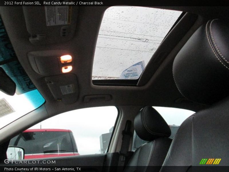 Red Candy Metallic / Charcoal Black 2012 Ford Fusion SEL