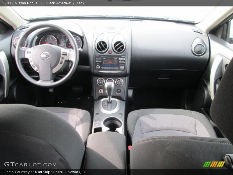 Black Amethyst / Black 2012 Nissan Rogue SV