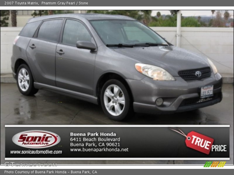 Phantom Gray Pearl / Stone 2007 Toyota Matrix