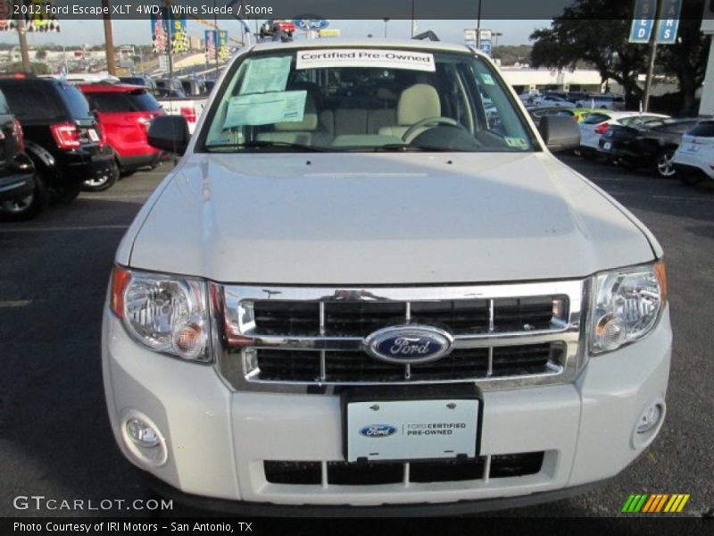White Suede / Stone 2012 Ford Escape XLT 4WD