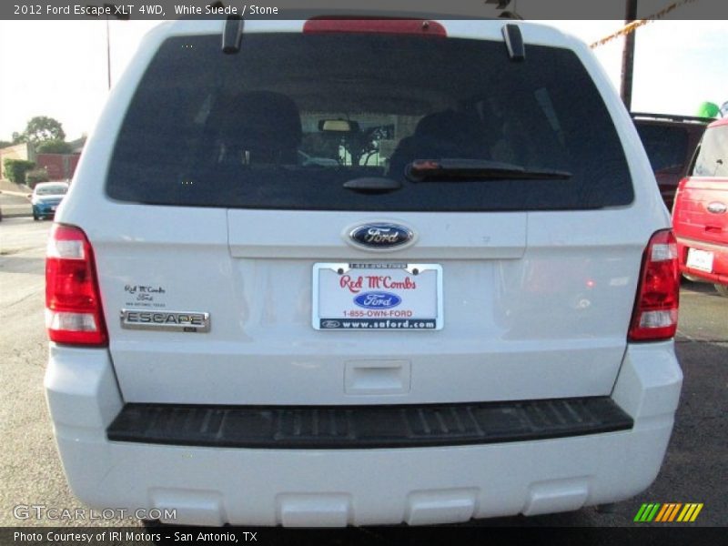 White Suede / Stone 2012 Ford Escape XLT 4WD