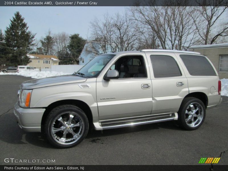 Quicksilver / Pewter Gray 2004 Cadillac Escalade AWD