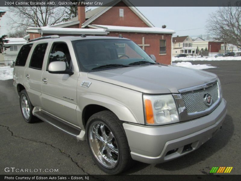 Quicksilver / Pewter Gray 2004 Cadillac Escalade AWD