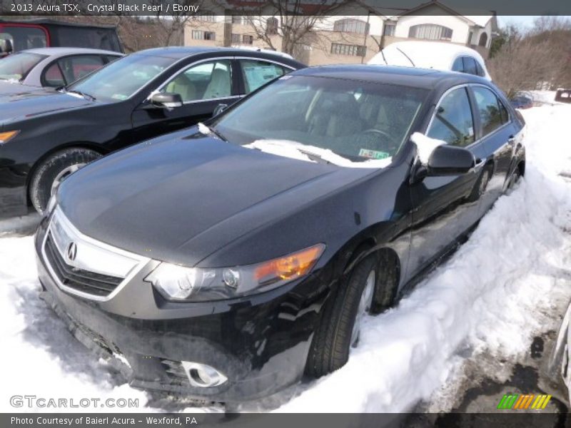 Crystal Black Pearl / Ebony 2013 Acura TSX