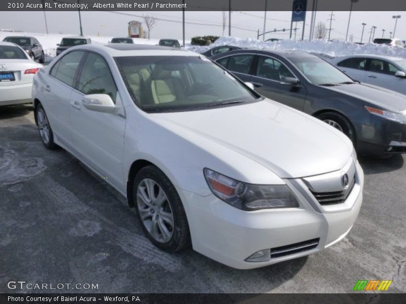 Alberta White Pearl / Parchment 2010 Acura RL Technology