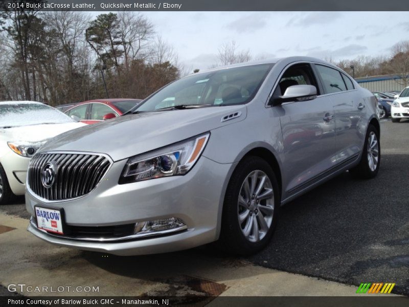 Quicksilver Metallic / Ebony 2014 Buick LaCrosse Leather