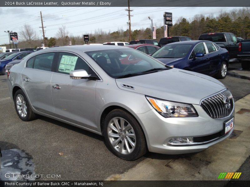 Quicksilver Metallic / Ebony 2014 Buick LaCrosse Leather