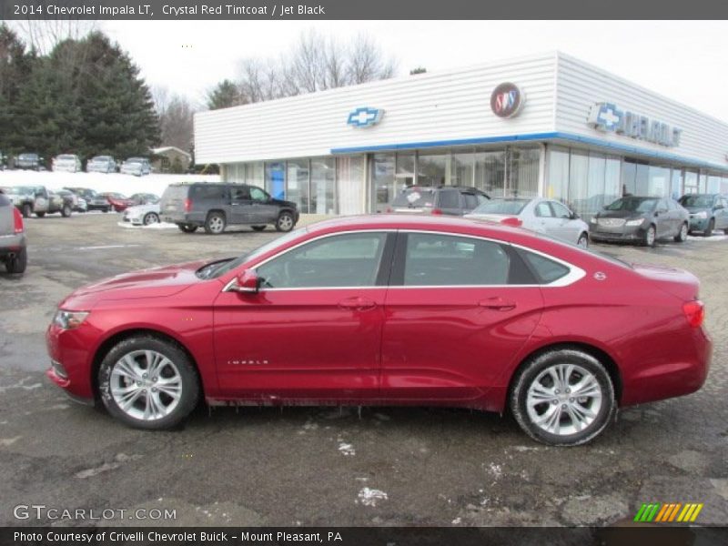 Crystal Red Tintcoat / Jet Black 2014 Chevrolet Impala LT