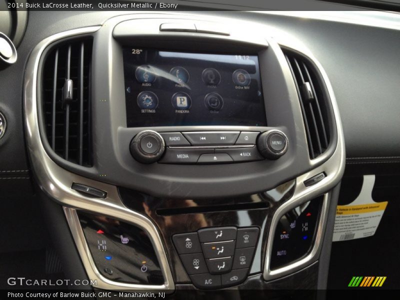 Quicksilver Metallic / Ebony 2014 Buick LaCrosse Leather