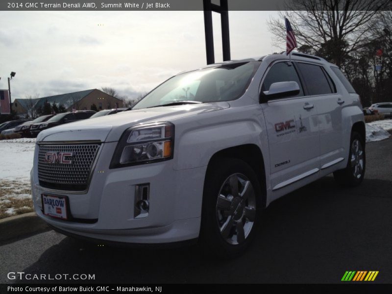 Summit White / Jet Black 2014 GMC Terrain Denali AWD
