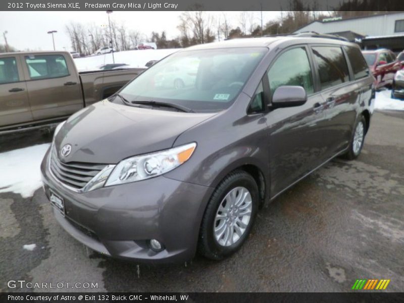 Predawn Gray Mica / Light Gray 2012 Toyota Sienna XLE