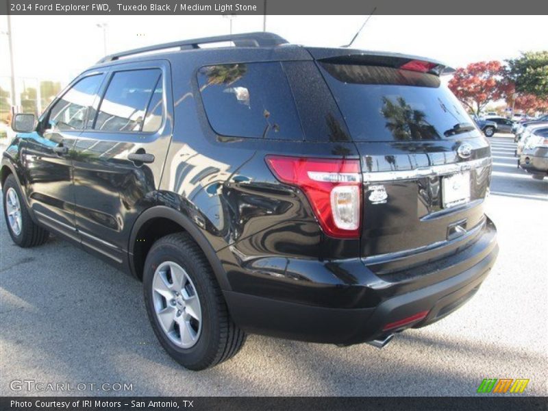 Tuxedo Black / Medium Light Stone 2014 Ford Explorer FWD