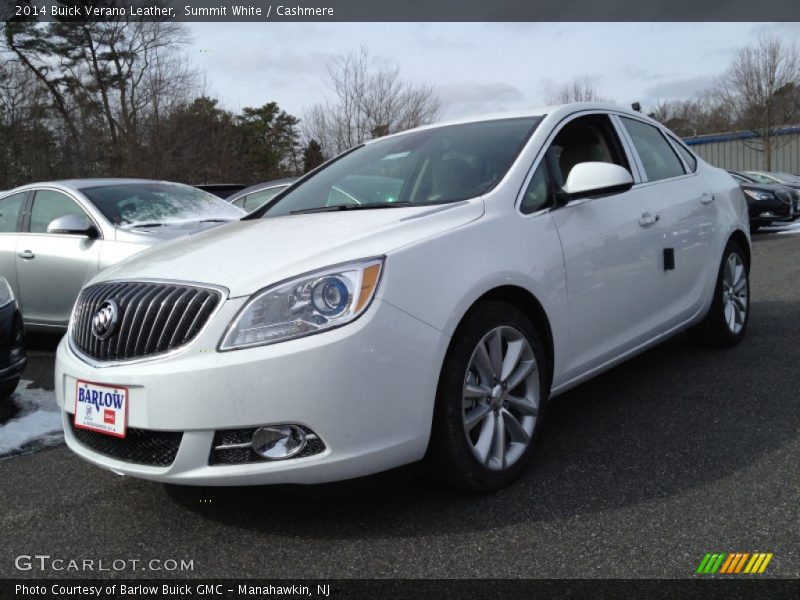 Summit White / Cashmere 2014 Buick Verano Leather