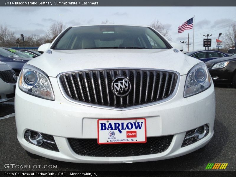 Summit White / Cashmere 2014 Buick Verano Leather