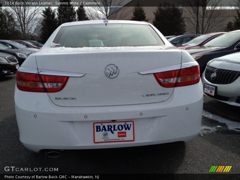 Summit White / Cashmere 2014 Buick Verano Leather