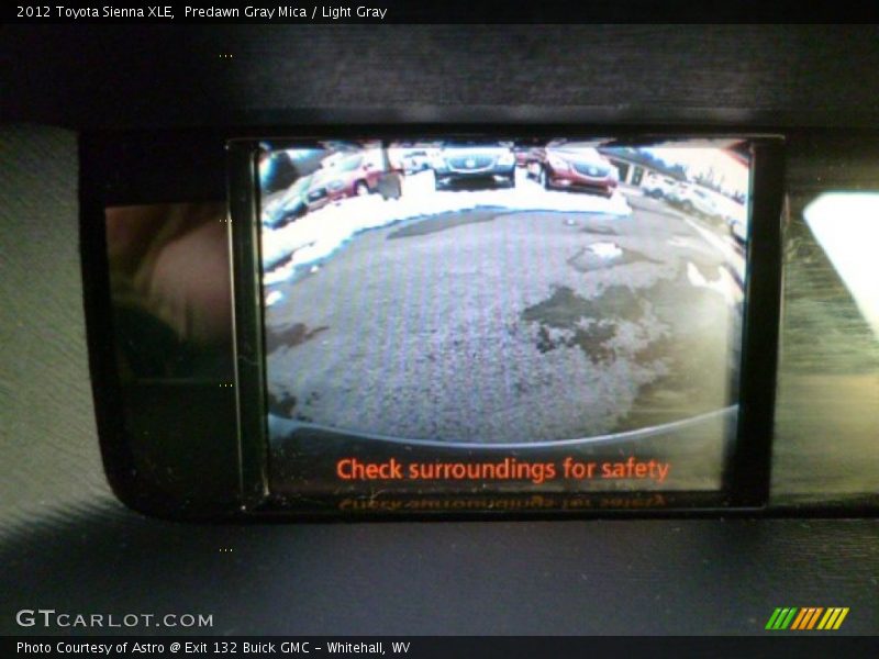 Predawn Gray Mica / Light Gray 2012 Toyota Sienna XLE