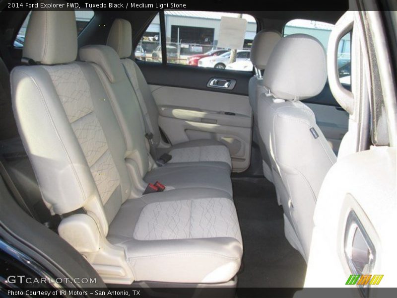 Tuxedo Black / Medium Light Stone 2014 Ford Explorer FWD