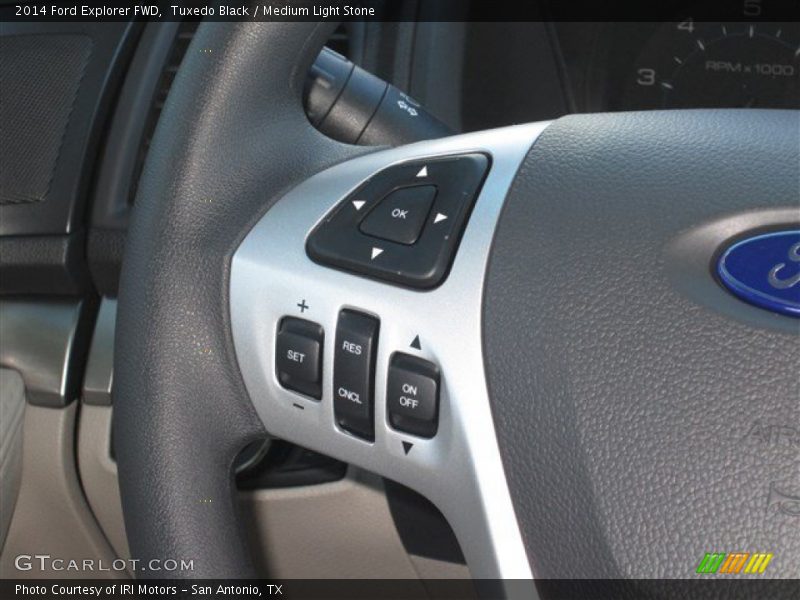 Tuxedo Black / Medium Light Stone 2014 Ford Explorer FWD