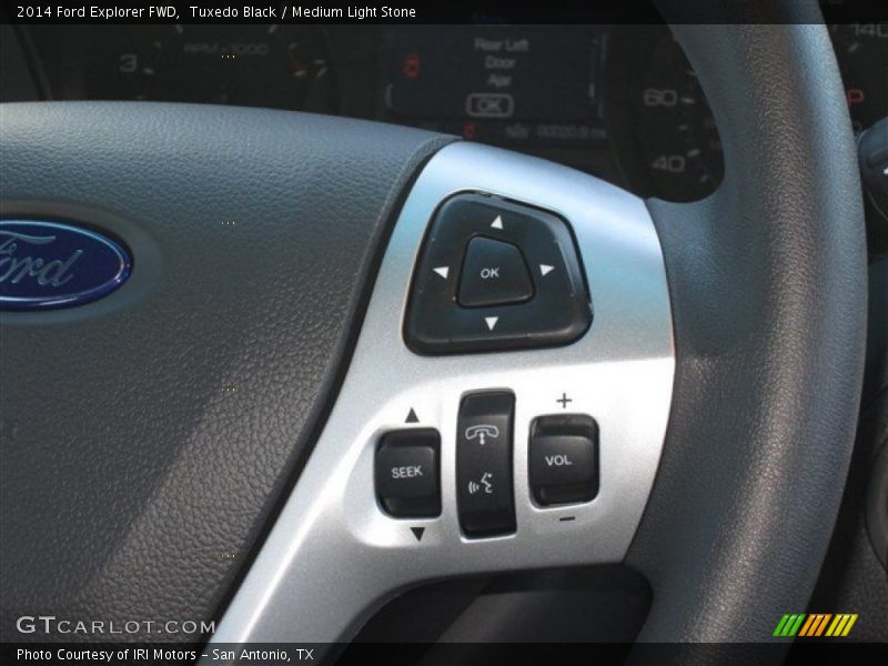 Tuxedo Black / Medium Light Stone 2014 Ford Explorer FWD