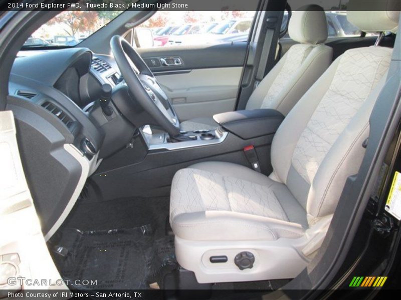 Tuxedo Black / Medium Light Stone 2014 Ford Explorer FWD