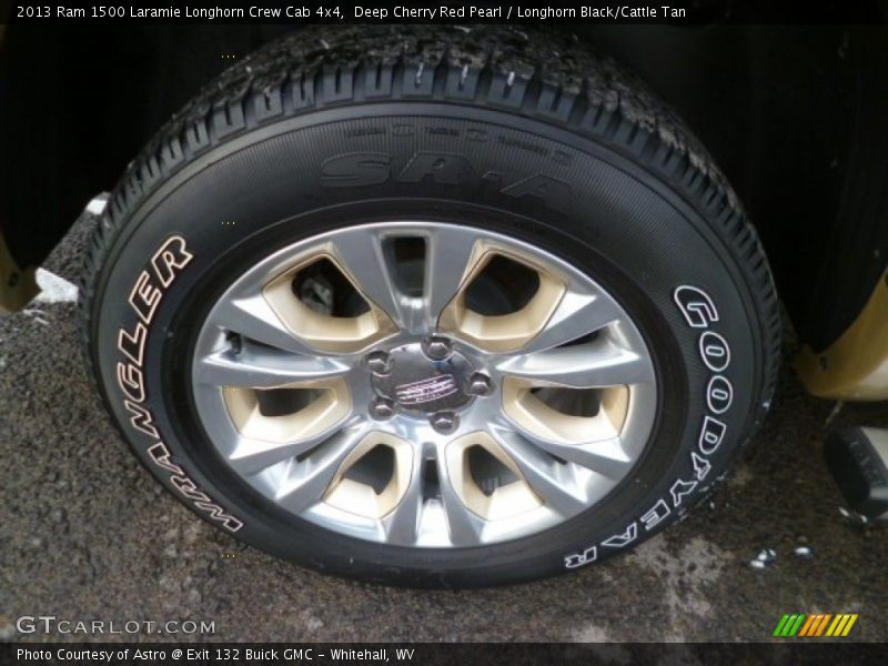 Deep Cherry Red Pearl / Longhorn Black/Cattle Tan 2013 Ram 1500 Laramie Longhorn Crew Cab 4x4