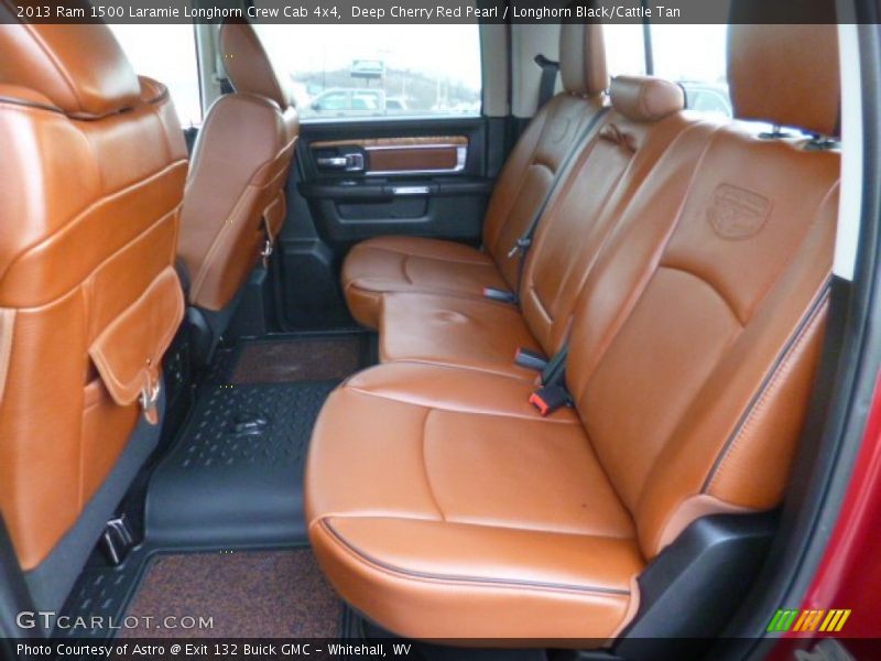 Deep Cherry Red Pearl / Longhorn Black/Cattle Tan 2013 Ram 1500 Laramie Longhorn Crew Cab 4x4