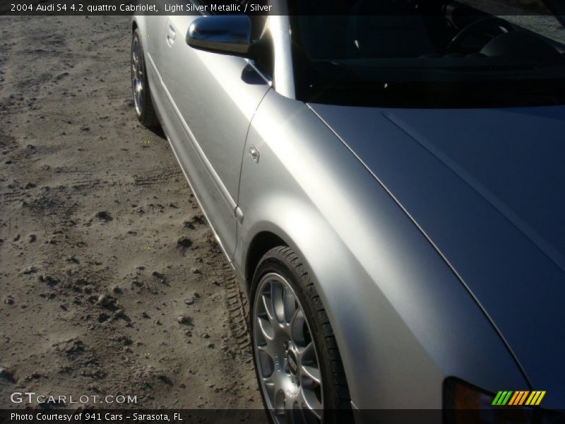 Light Silver Metallic / Silver 2004 Audi S4 4.2 quattro Cabriolet