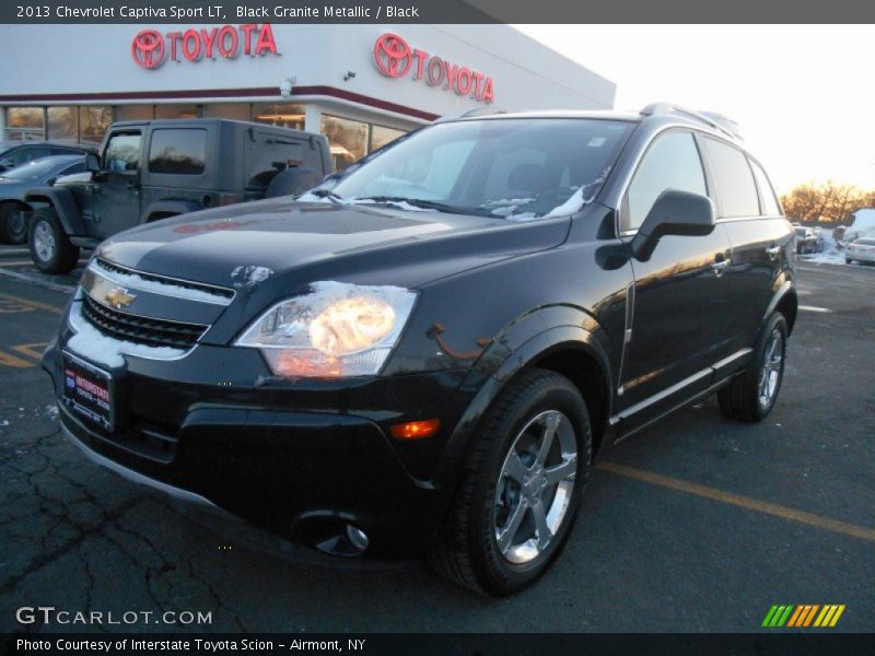 Black Granite Metallic / Black 2013 Chevrolet Captiva Sport LT