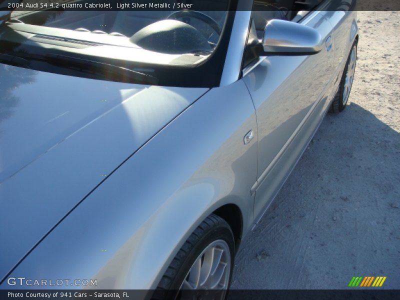 Light Silver Metallic / Silver 2004 Audi S4 4.2 quattro Cabriolet