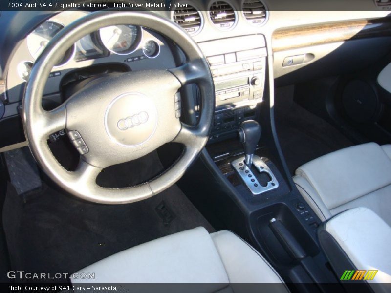 Silver Interior - 2004 S4 4.2 quattro Cabriolet 