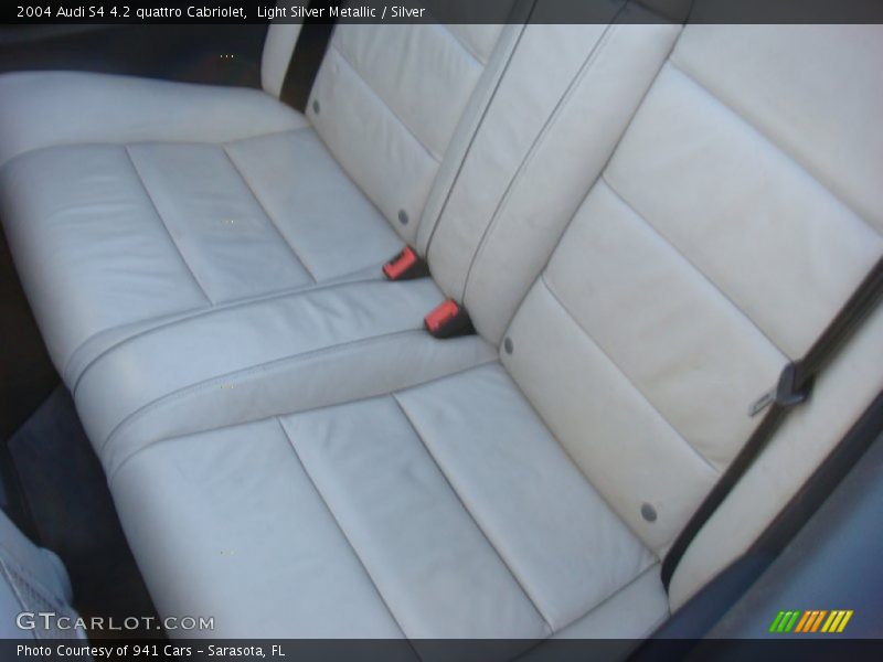 Rear Seat of 2004 S4 4.2 quattro Cabriolet