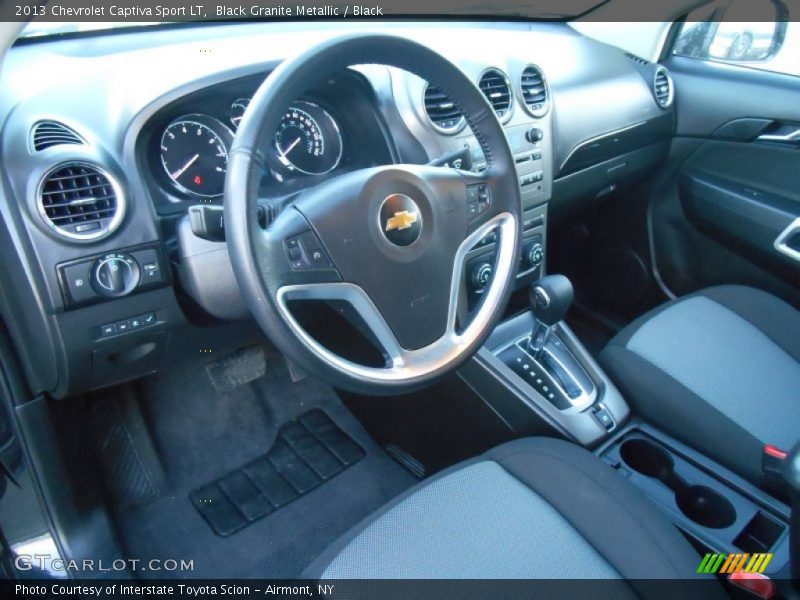 Black Granite Metallic / Black 2013 Chevrolet Captiva Sport LT