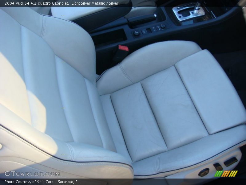 Light Silver Metallic / Silver 2004 Audi S4 4.2 quattro Cabriolet