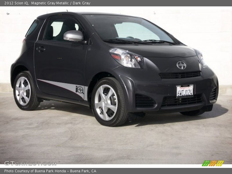 Magnetic Gray Metallic / Dark Gray 2012 Scion iQ