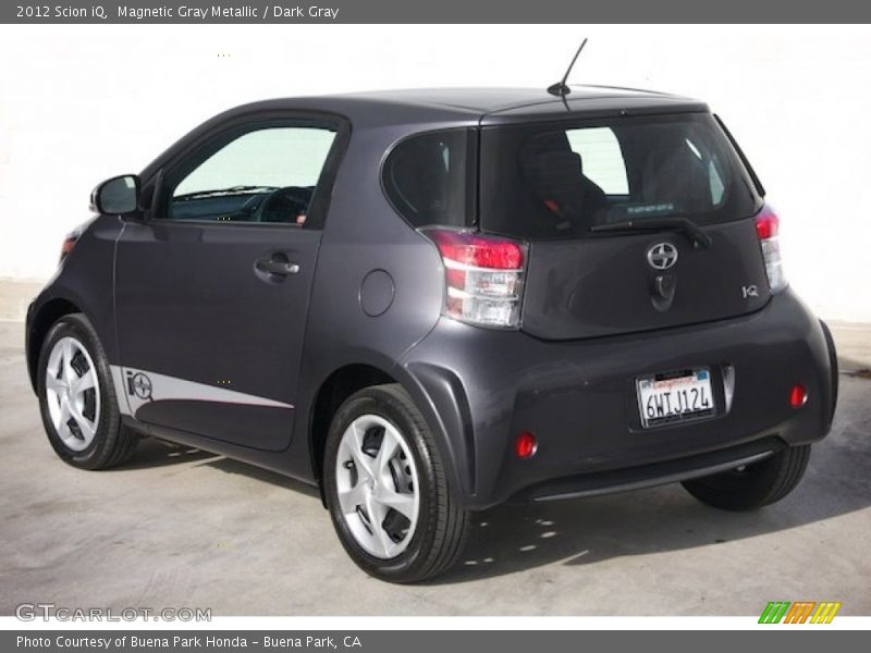 Magnetic Gray Metallic / Dark Gray 2012 Scion iQ