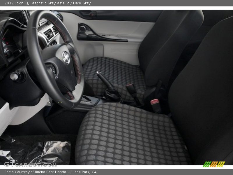 Magnetic Gray Metallic / Dark Gray 2012 Scion iQ