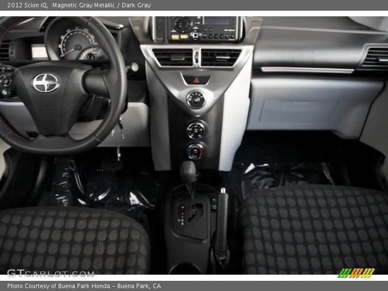 Magnetic Gray Metallic / Dark Gray 2012 Scion iQ
