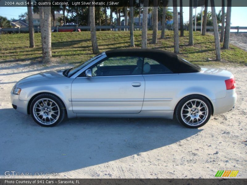 Light Silver Metallic / Silver 2004 Audi S4 4.2 quattro Cabriolet