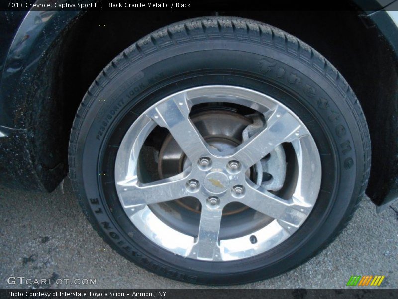 Black Granite Metallic / Black 2013 Chevrolet Captiva Sport LT