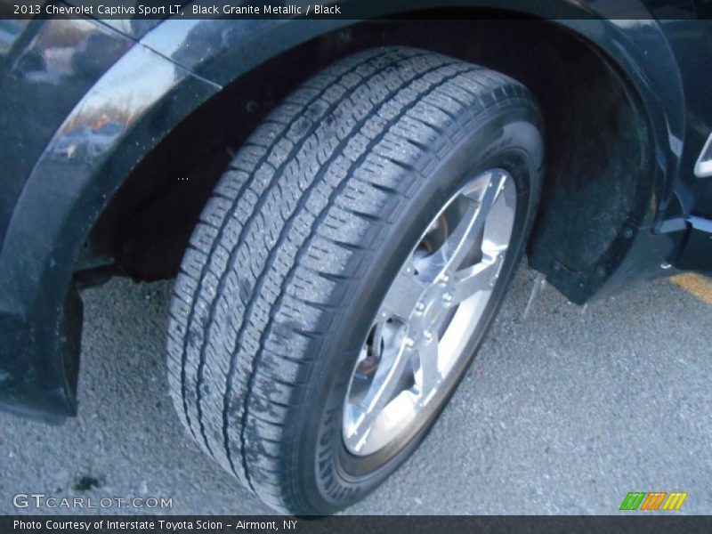 Black Granite Metallic / Black 2013 Chevrolet Captiva Sport LT