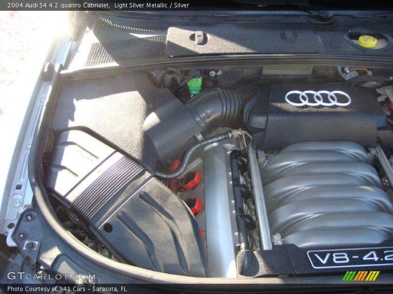 Light Silver Metallic / Silver 2004 Audi S4 4.2 quattro Cabriolet