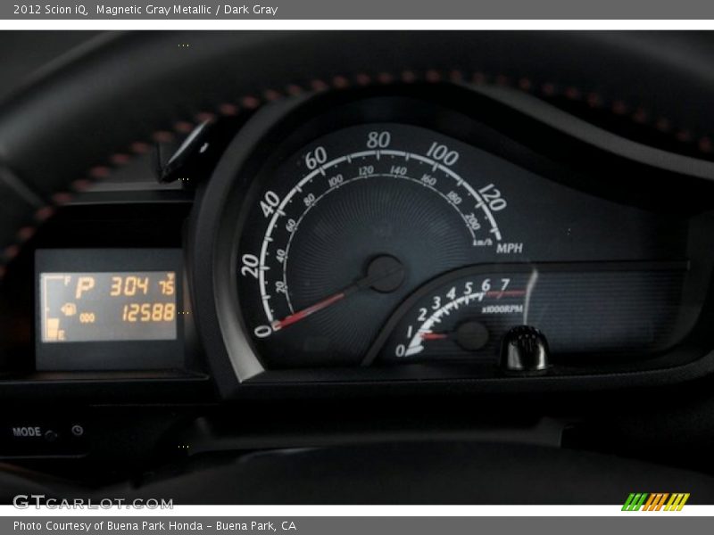 Magnetic Gray Metallic / Dark Gray 2012 Scion iQ