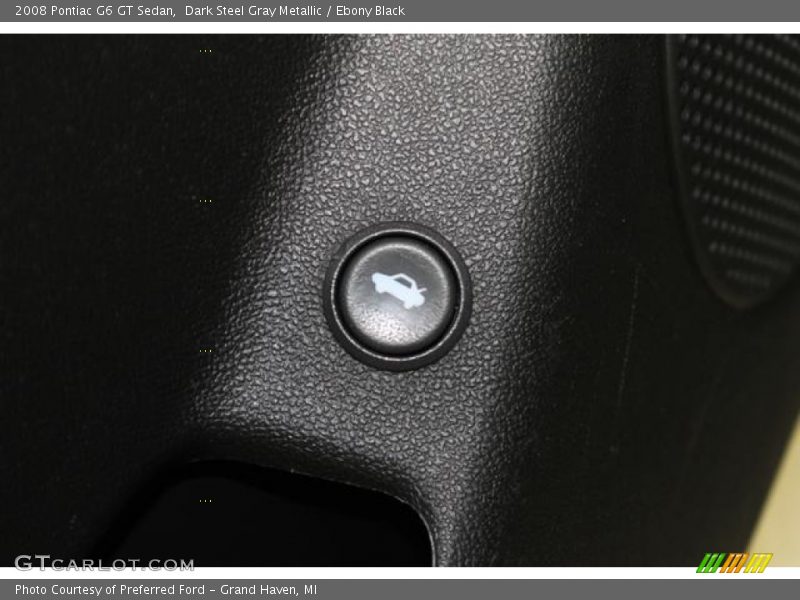 Dark Steel Gray Metallic / Ebony Black 2008 Pontiac G6 GT Sedan