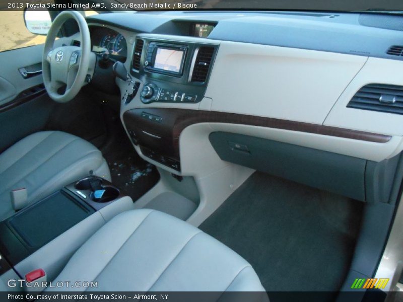 Sandy Beach Metallic / Bisque 2013 Toyota Sienna Limited AWD