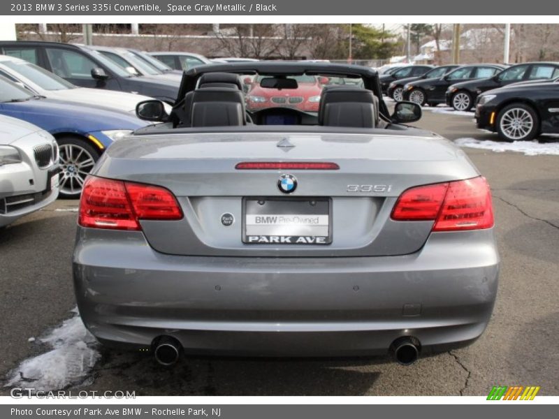 Space Gray Metallic / Black 2013 BMW 3 Series 335i Convertible
